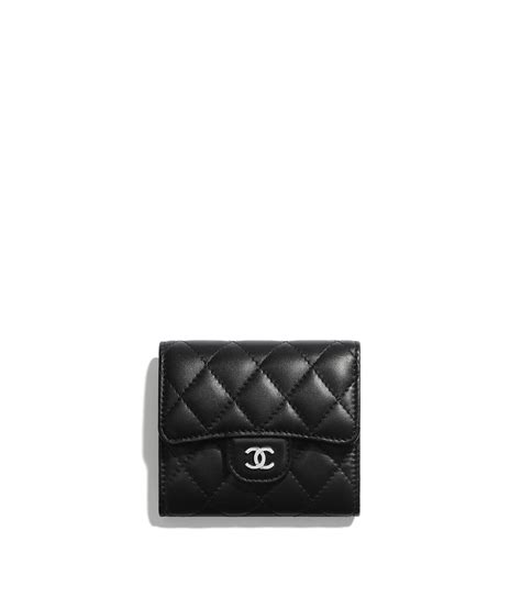 chanel small leather wallet